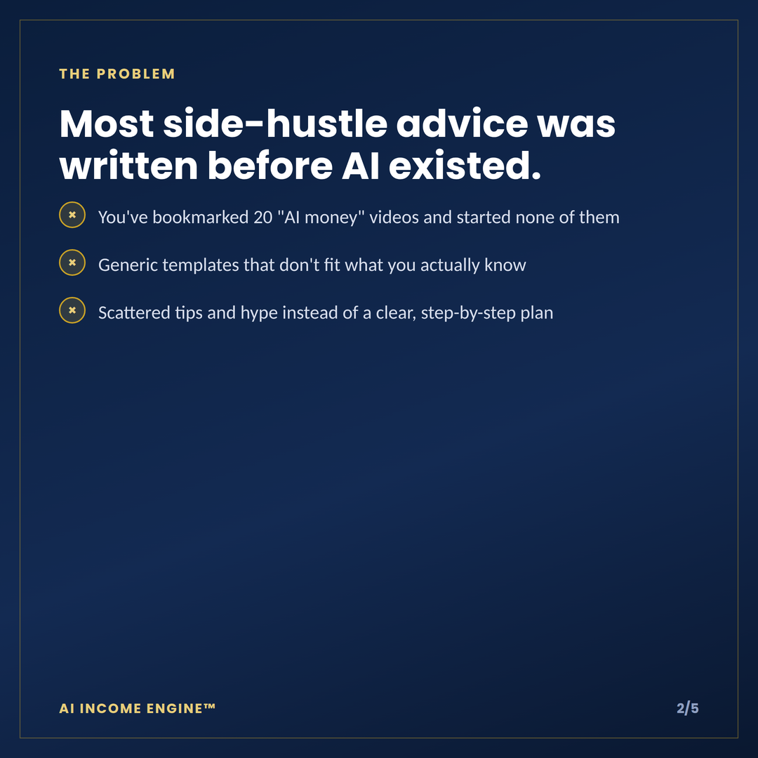 AI Income Engine™ — The 30-Day AI Income Launch Playbook